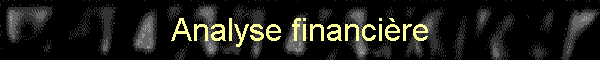 Analyse financire